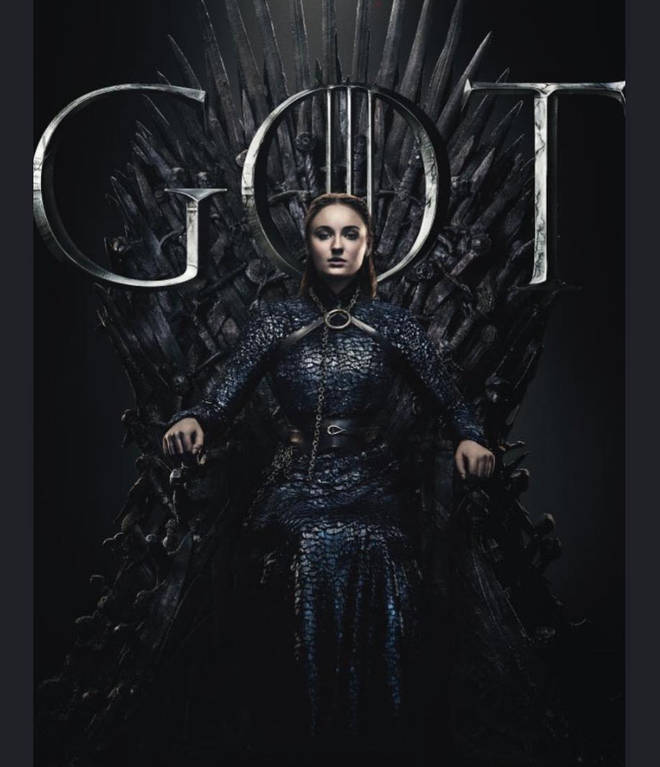 Sophie Turner shared this promo pic - making us wonder if Sansa Stark wins the game of thrones