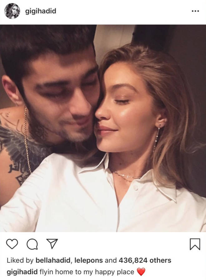 Gigi Hadid posts photo of 'her happy place' back in October