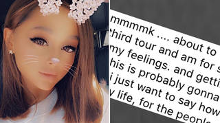 Ariana Grande shared an emotional Instagram post ahead of her tour
