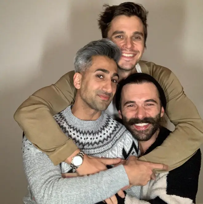 The Fab Five often post behind-the-scenes snaps from Queer Eye