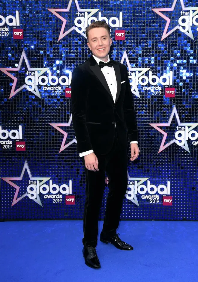 Roman Kemp arriving at The Global Awards 2019 with Very.co.uk