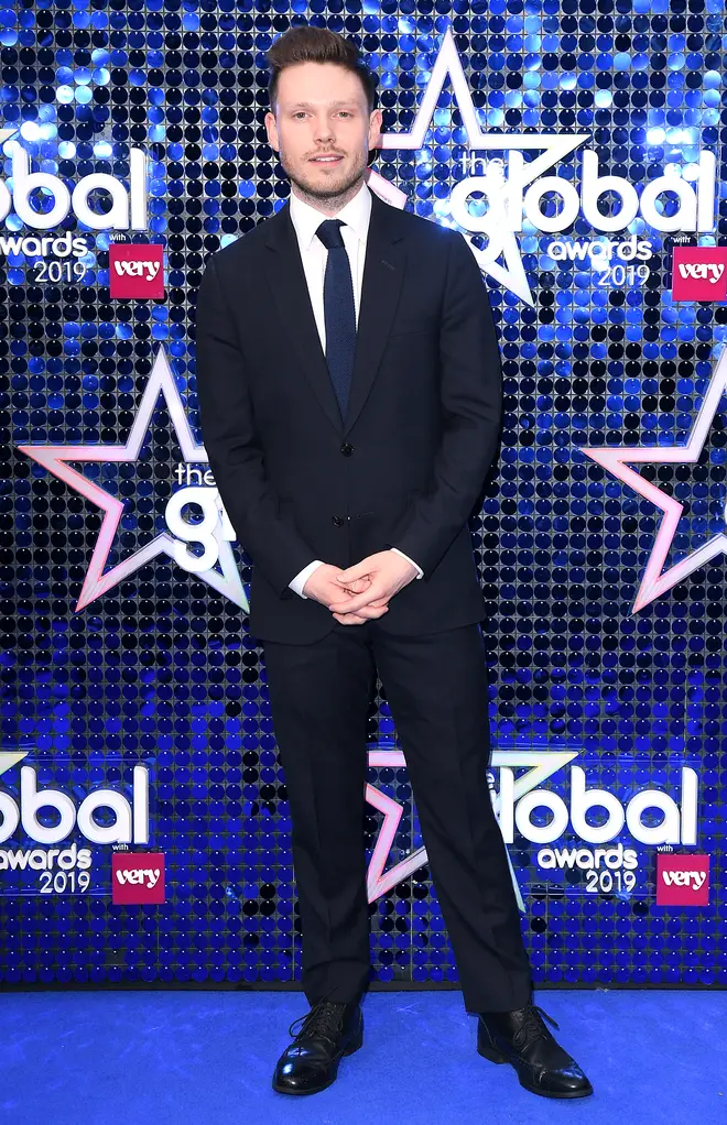 Will Manning walks the blue carpet at the 2019 Global Awards
