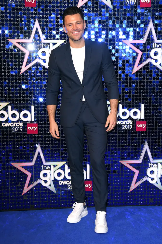 Mark Wright steps out at the 2019 Global Awards