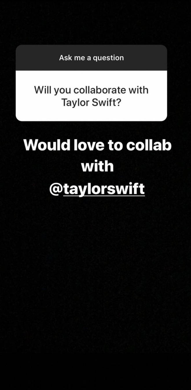 Niall Horan said he&squot;d "love to collab" with Taylor Swift