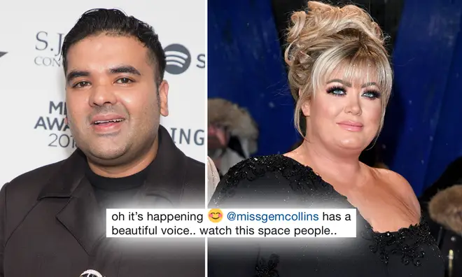 Gemma Collins and Naughty Boy are working on a ballad