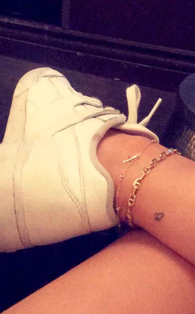 Kylie Jenner butterfly tattoo