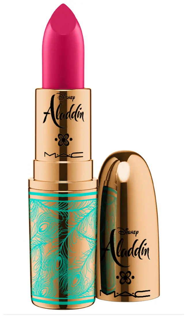 MAC's Princess Jasmine-inspired lipstick is a hot pink shade