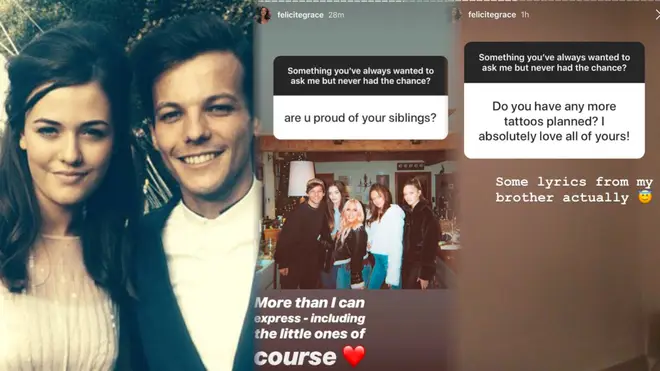 Félicité wrote about Louis Tomlinson on her Instagram days before her passing