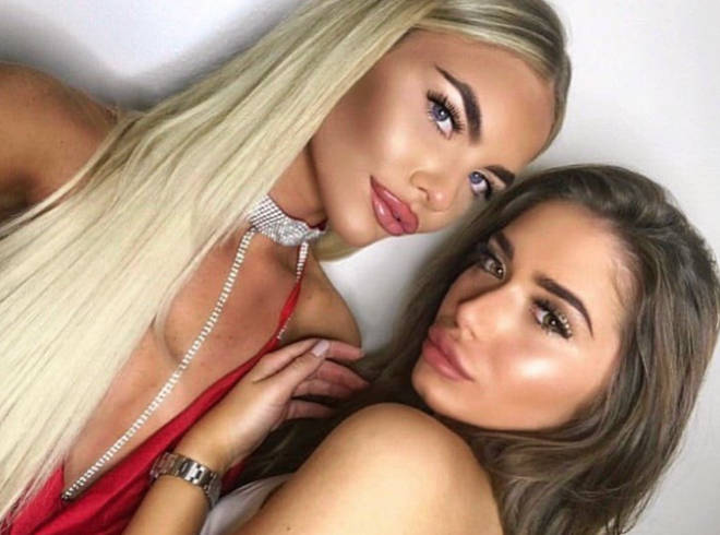 Chloe Brockett (right) and Kelsey Stratford (left) star in the new TOWIE series