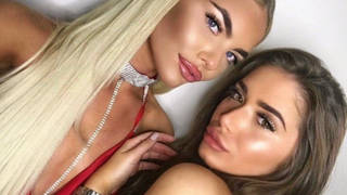 Chloe Brockett (right) and Kelsey Stratford (left) star in the new TOWIE series