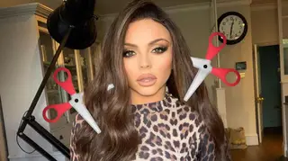 Jesy Nelson has shown off her new haircut in an Instagram post with Chris Hughes