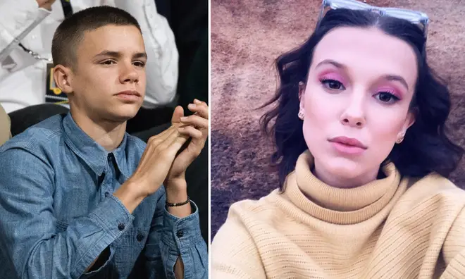 Romeo Beckham and Millie Bobby Brown are apparently dating