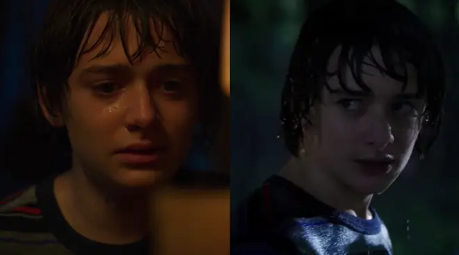 Where is Will Byers and why is he soaking wet?