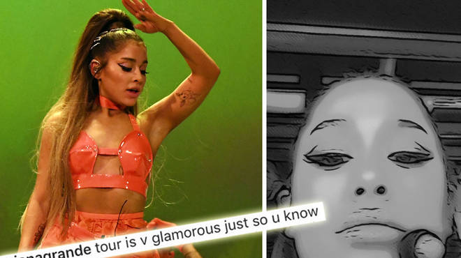 Ariana Grande gave a very honest account of tour life.