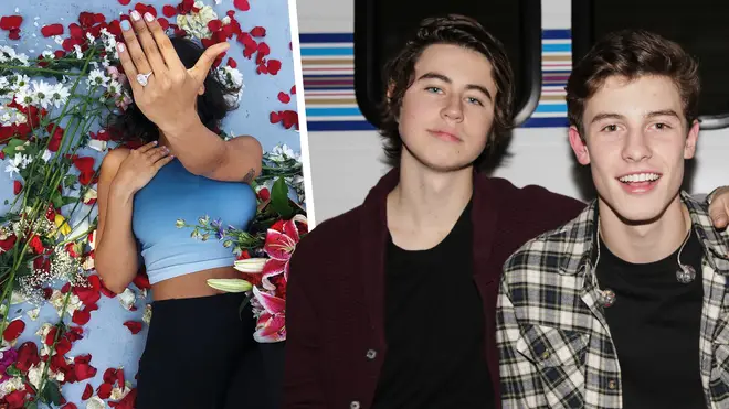 Shawn Mendes congratulated Nash Grier on his engagement