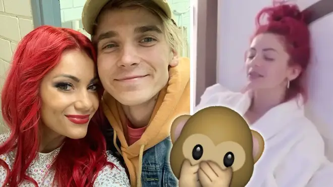 Joe Sugg and Dianne Buswell shared an x-rated joke.