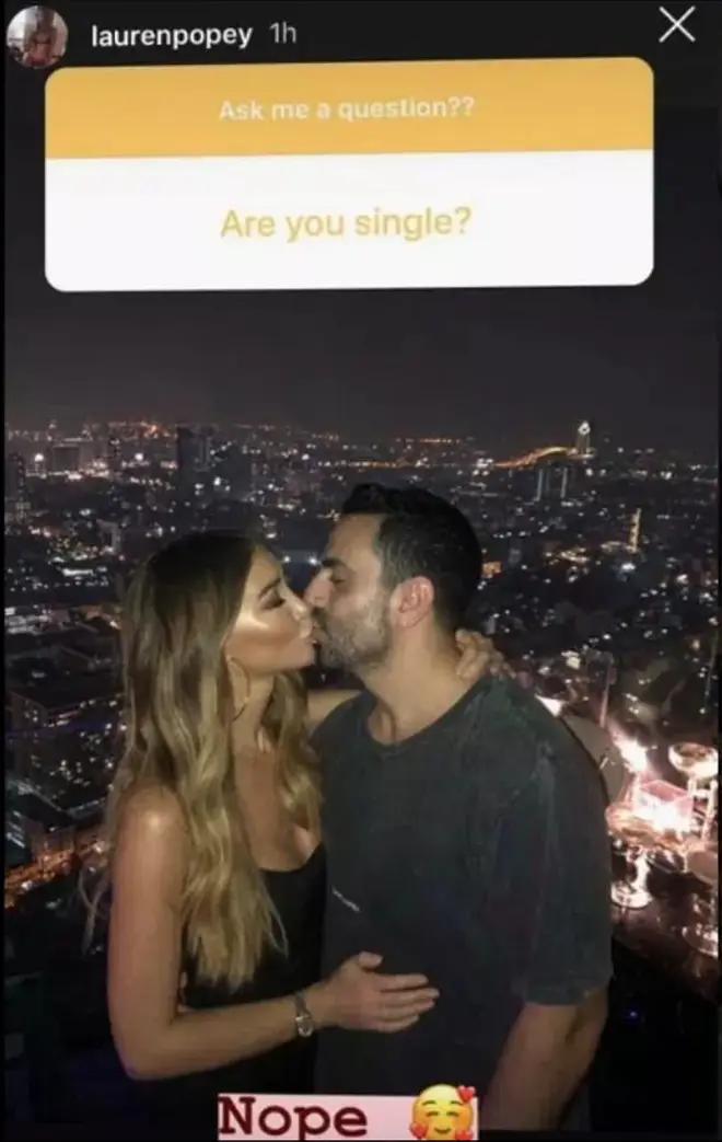 Lauren Pope reveals she's in a relationship on Instagram