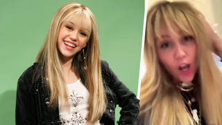 Miley Cyrus styled her hair after her alter-ego, Hannah Montana