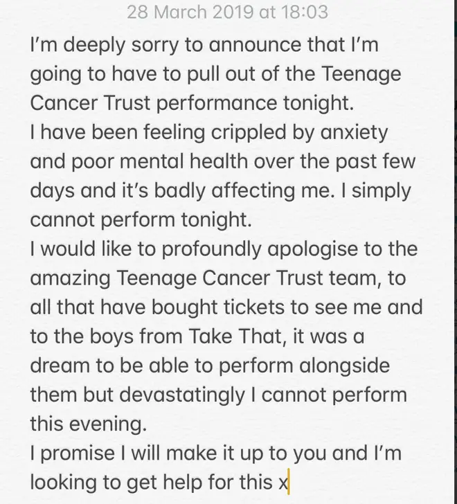James Arthur pulls out of performance due to crippling anxiety