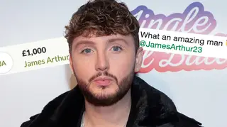 James Arthur donated £1000 after pulling out of a charity gig
