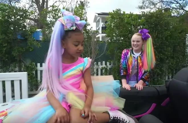 North West hung out with her idol, JoJo Siwa on Sunday