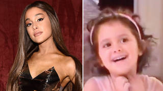 Ariana Grande shared a heart-melting video of herself as a youngster
