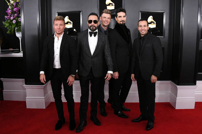 The Backstreet Boys paid tribute to Aaron Carter on stage