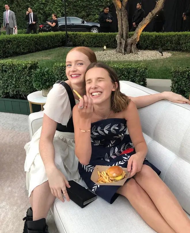 Sadie Sink and Millie Bobby Brown are good friends