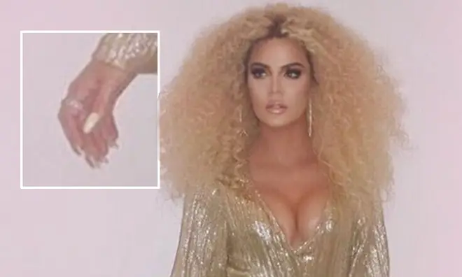 Khloe Kardashian accidentally gave herself a lot more than 5 fingers on each hand