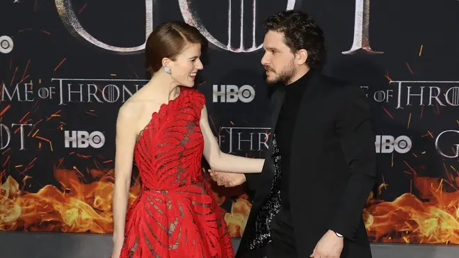 Kit Harington and Rose Leslie met while filming Game of Thrones