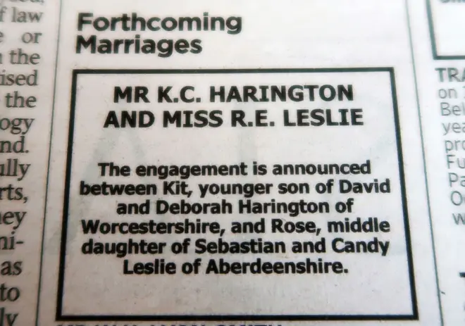 Kit Harington And Rose Leslie announced their engagement in The Times