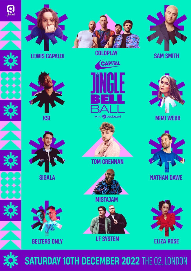 Saturday's Jingle Bell Ball with Barclaycard line-up