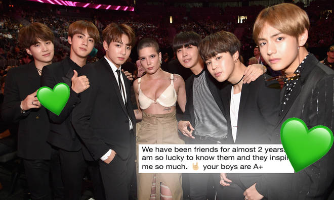 Halsey and BTS have been friends for a long time