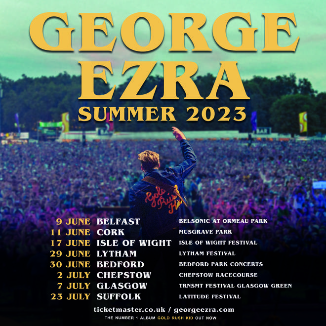 George Ezra is heading to a venue near you