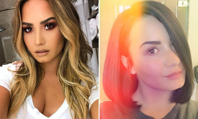 Demi Lovato Unveils Brand New Look After Chopping Hair Into A Chic Bob -  Capital