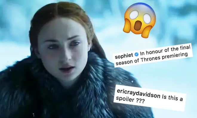 Sophie Turner posts 'spoiler' about Game Of Thrones final series