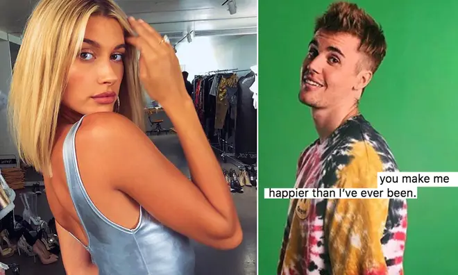 Hailey Baldwin penned a heartfelt note to Justin Bieber