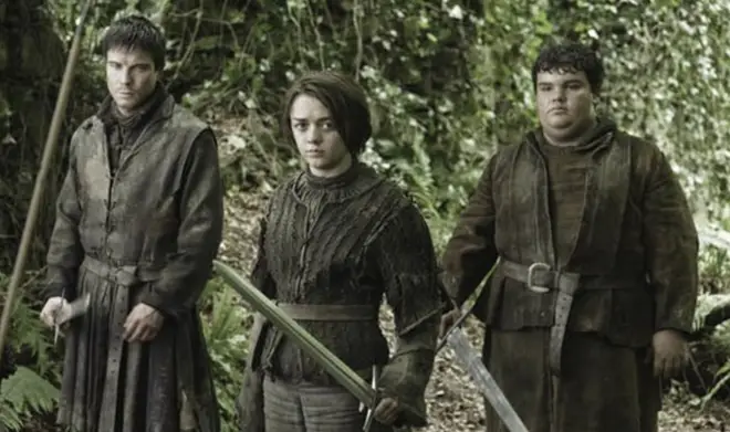 Gendry, Arya and Hot Pie were prisoners together