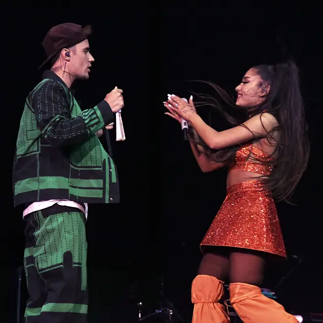 Ariana Grande brought Justin Bieber on stage with her at Coachella