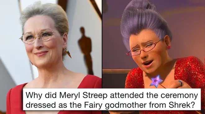 Meryl Streep Fairy Godmother Shrek Oscars 2018