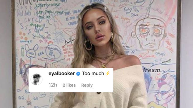 Eyal Booker commented on Delilah Belle's Instagram post