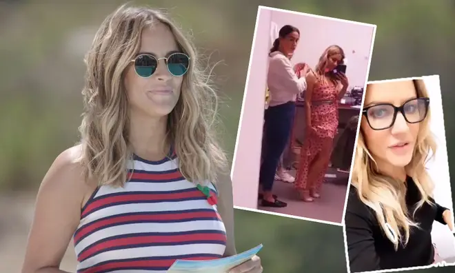 Caroline Flack shared a behind the scenes look at the Love Island 2019 advert