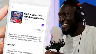 Stormzy appeared on the first episode of Capital Breakfast with Roman Kemp: The Podcast