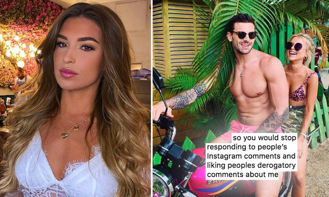 Zara McDermott requested Adam Collard 'stop liking derogatory comments'