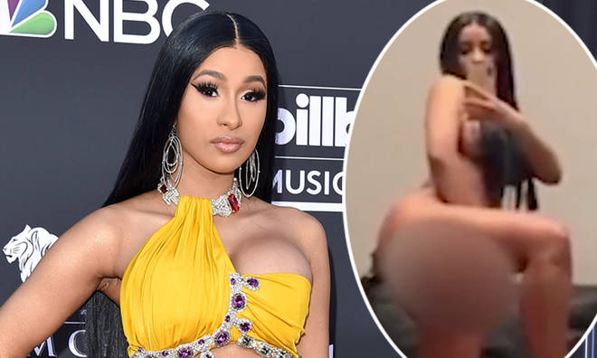 Cardi B shut down online haters after an intimate photo of her at the BBMAs was 'leaked'