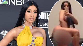 Cardi B shut down online haters after an intimate photo of her at the BBMAs was 'leaked'