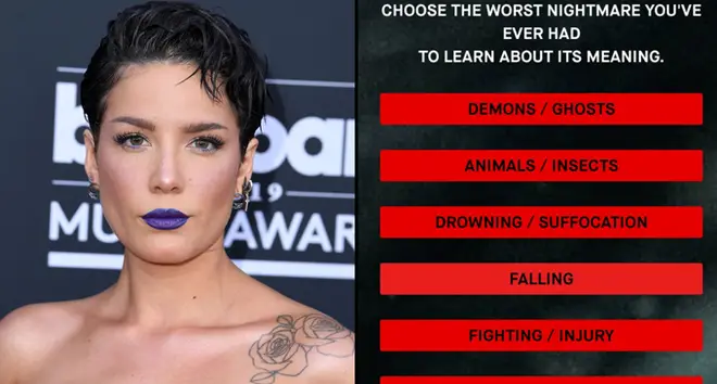 Halsey arrives at the Billboard Music Awards/the nightmare website.