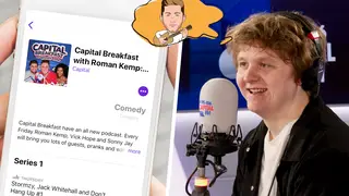 Lewis Capaldi appears on the second episode of the Capital Breakfast podcast