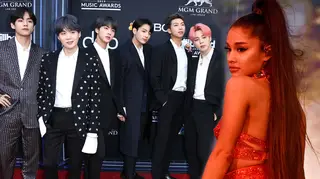 Ariana Grande and BTS have fans begging for a collaboration