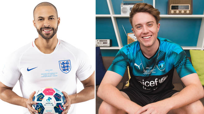 Marvin Humes and Roman Kemp will be going head to head in Soccer Aid For Unicef